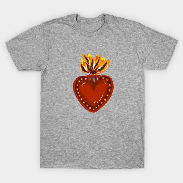 Sacred Heart Bliss T-Shirt by Halley G-Shirts